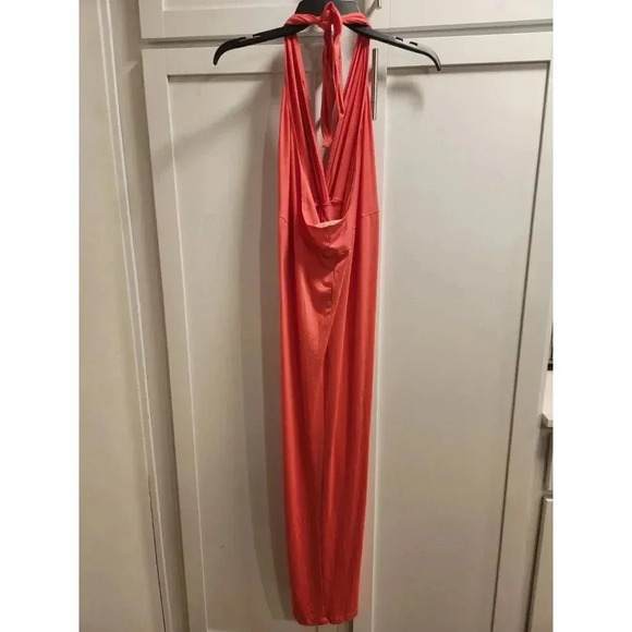 NWOT FP Beach Knotted Halter Maxi Dress - Picture 3 of 8